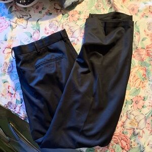 Haggar Men's Black Dress Pants Size 40 X 32